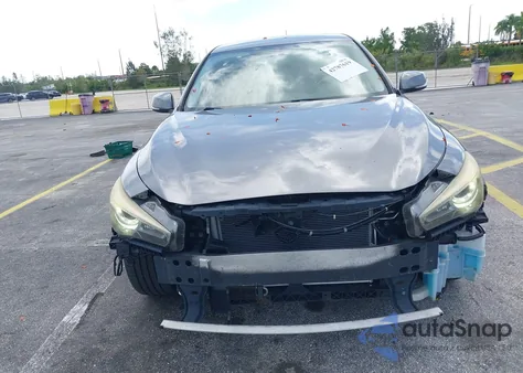 2015 Infiniti Q50 z USA, uszkodzony, nr VIN JN1BV7AP3FM347115